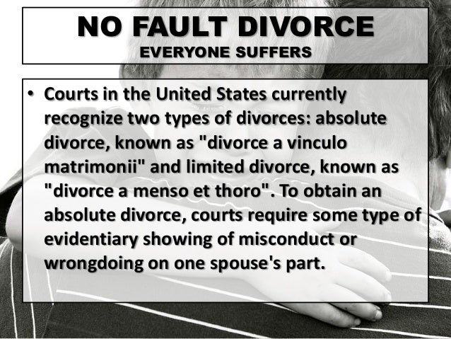 laws for a no fault divorce in maine